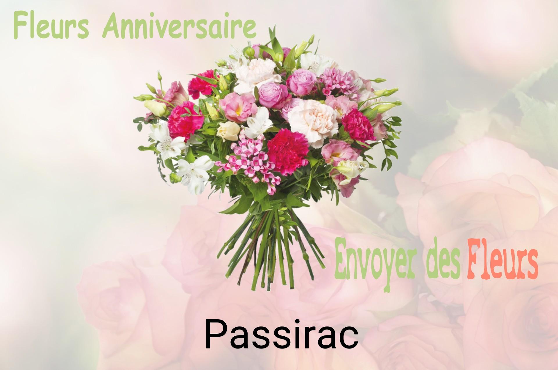 Bouquet de fleurs d’anniversaire livré à Passirac